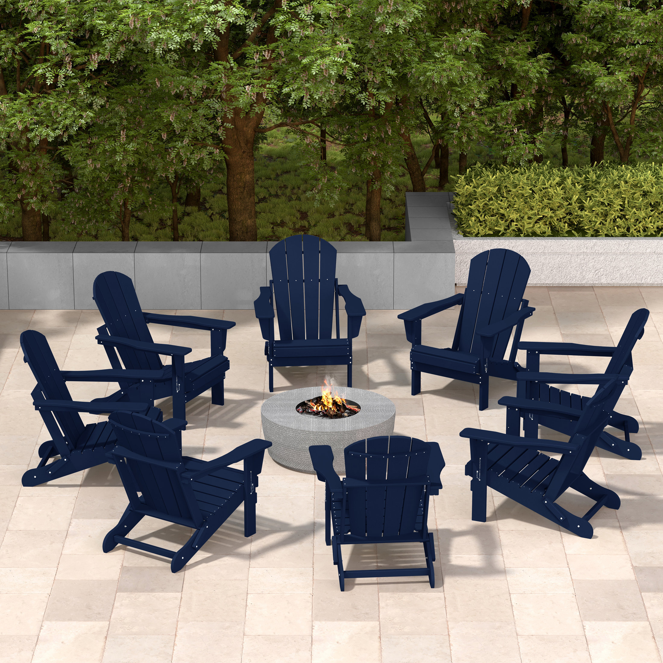 Beachcrest Home™ Shawnna Folding Adirondack Chair & Reviews | Wayfair